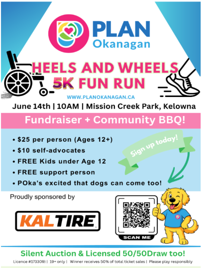PLAN Okanagan ‘Wheels and Heels Fun Run’